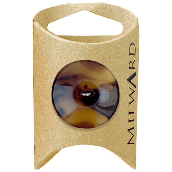 Milward Buttons Polyester Tortoise 27mm Button MGB420