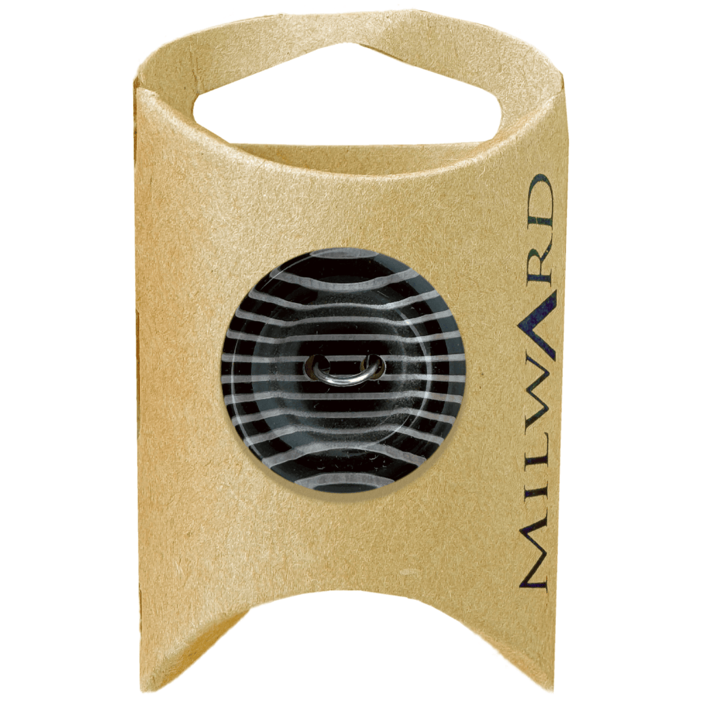 Milward Buttons Polyester Zebra 28mm Button MGB129