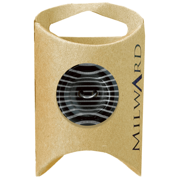 Milward Buttons Polyester Zebra 28mm Button MGB129
