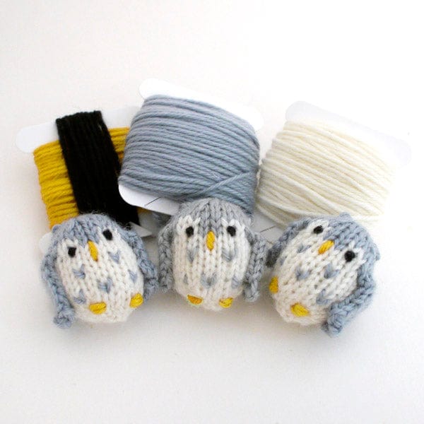 Mochimochi Land Kit Tiny Owls Knit Kit