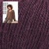 MODE at Rowan Kit 020 Currant / Size 1: to fit 28"-30" HEACHAM V-neck Sweater Kit in Alpaca Wool