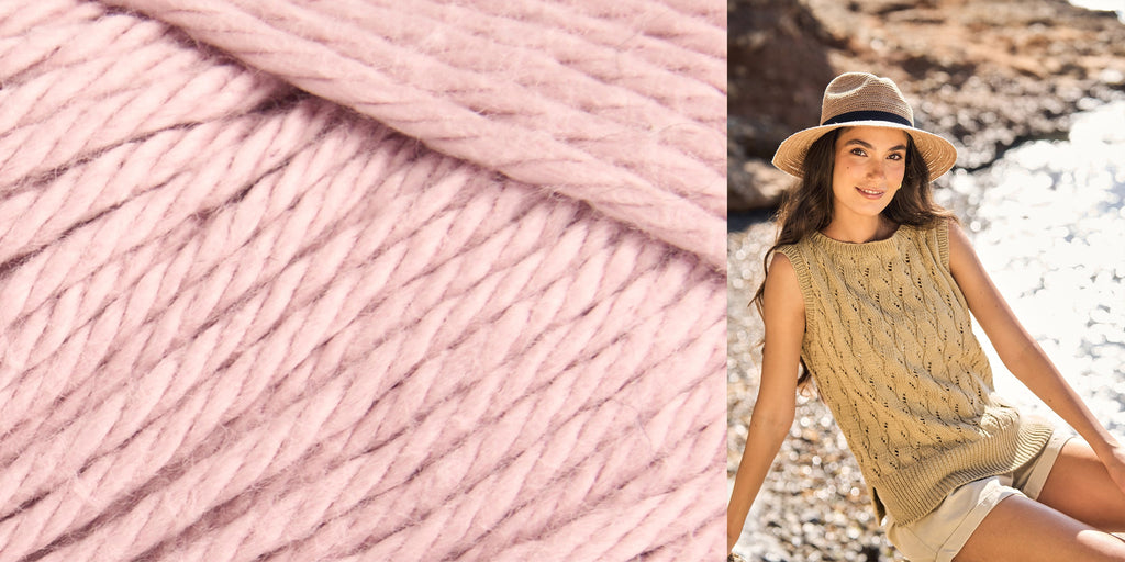 MODE at Rowan Kit 018 Crepe / To fit Bust 28-34" Sandlily Summer Top Yarn Kit
