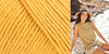 MODE at Rowan Kit 022 Honey / To fit Bust 28-34" Sandlily Summer Top Yarn Kit