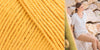 MODE at Rowan Kit 022 Honey / to fit bust size: 28-34" The Clady Short Sleeved Top Kit