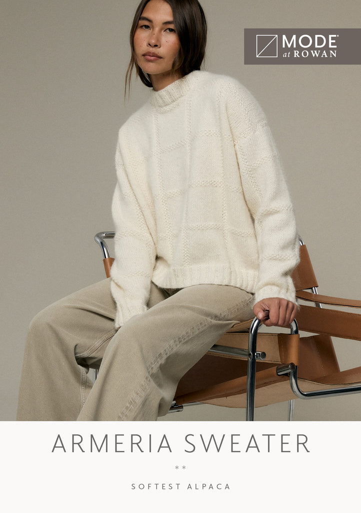 MODE at Rowan Patterns Armeria Swaeter MODE at Rowan Patterns Autumn Winter 2026-2027
