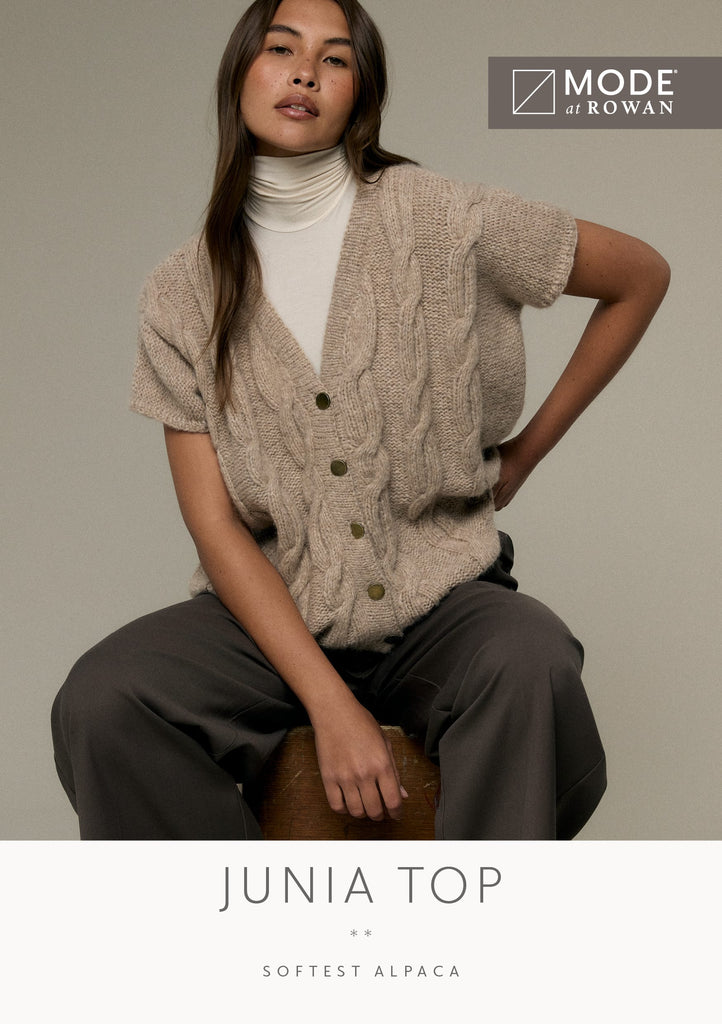 MODE at Rowan Patterns Junia Top MODE at Rowan Patterns Autumn Winter 2026-2027