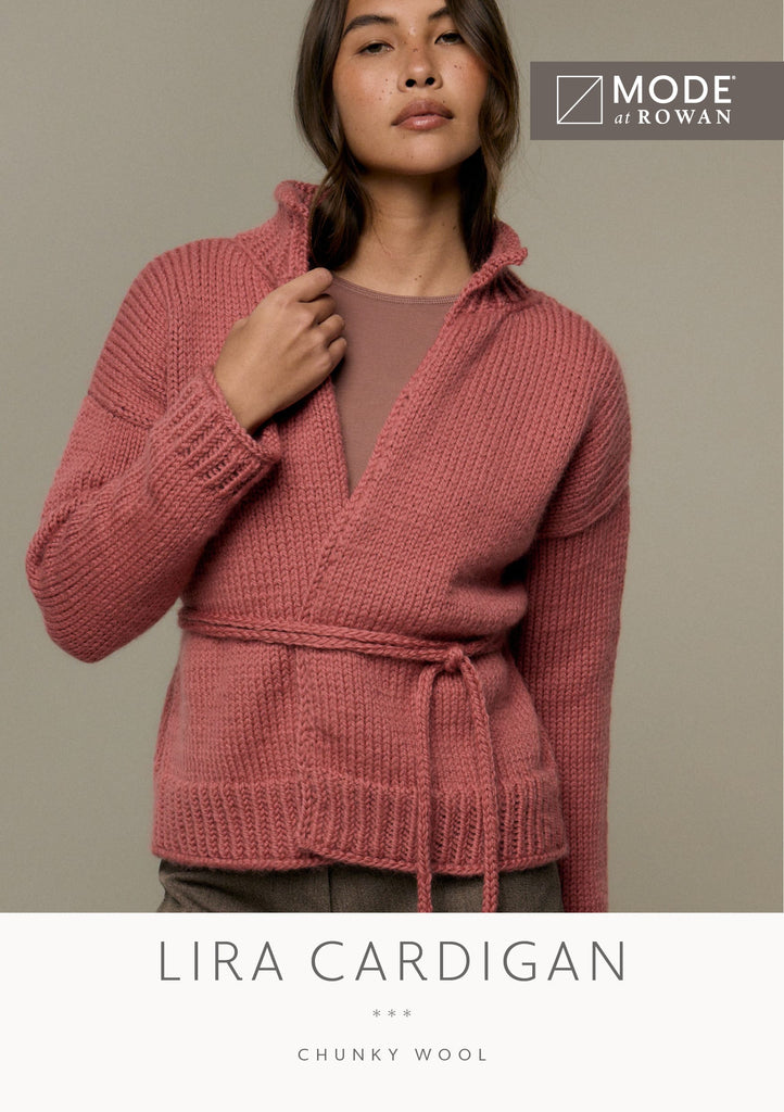 MODE at Rowan Patterns Lira Cardigan MODE at Rowan Patterns Autumn Winter 2026-2027