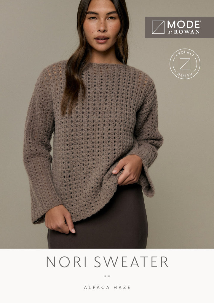 MODE at Rowan Patterns Nori Sweater MODE at Rowan Patterns Autumn Winter 2026-2027