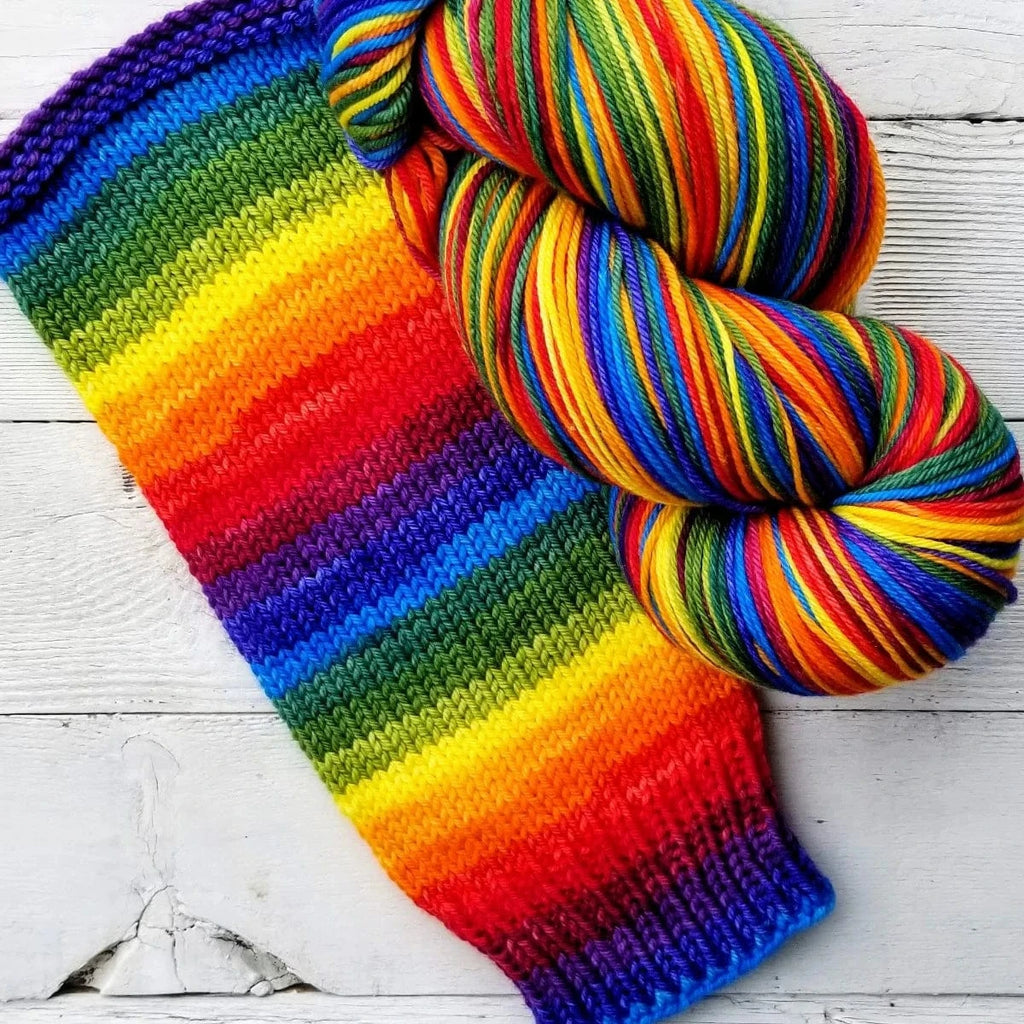 Must Stash Yarn Martian Rainbow Perfect Sock