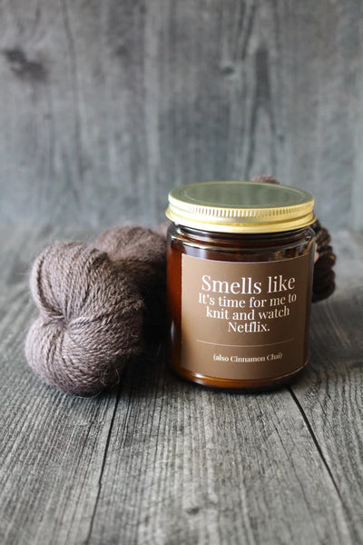 NNK Press Cinnamon Chai / 4oz Candles for Knitters