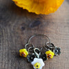 NNK Press Yellow Blooms Stitch Markers ~ April Showers