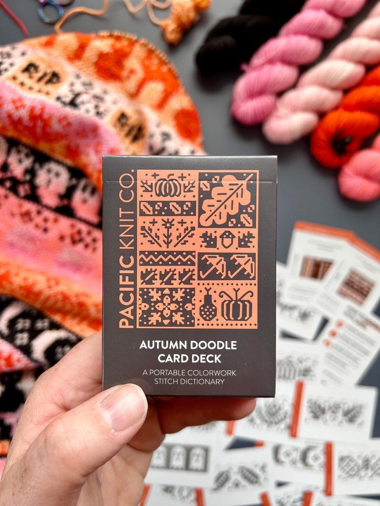 Pacific Knit Co. Tools & Gifts Autumn Doodle Card Deck