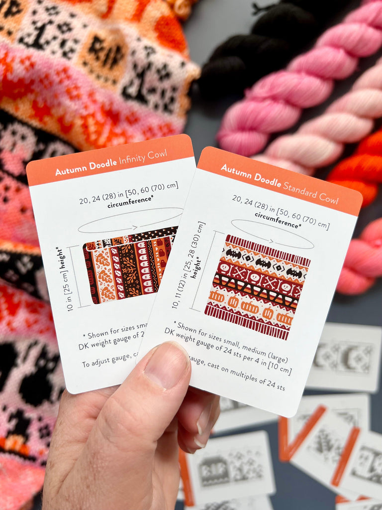 Pacific Knit Co. Tools & Gifts Autumn Doodle Card Deck