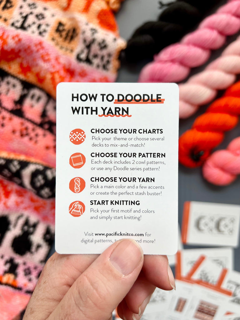 Pacific Knit Co. Tools & Gifts Autumn Doodle Card Deck