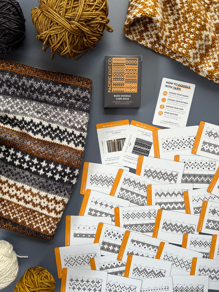 Pacific Knit Co. Tools & Gifts Basic Doodle Card Deck