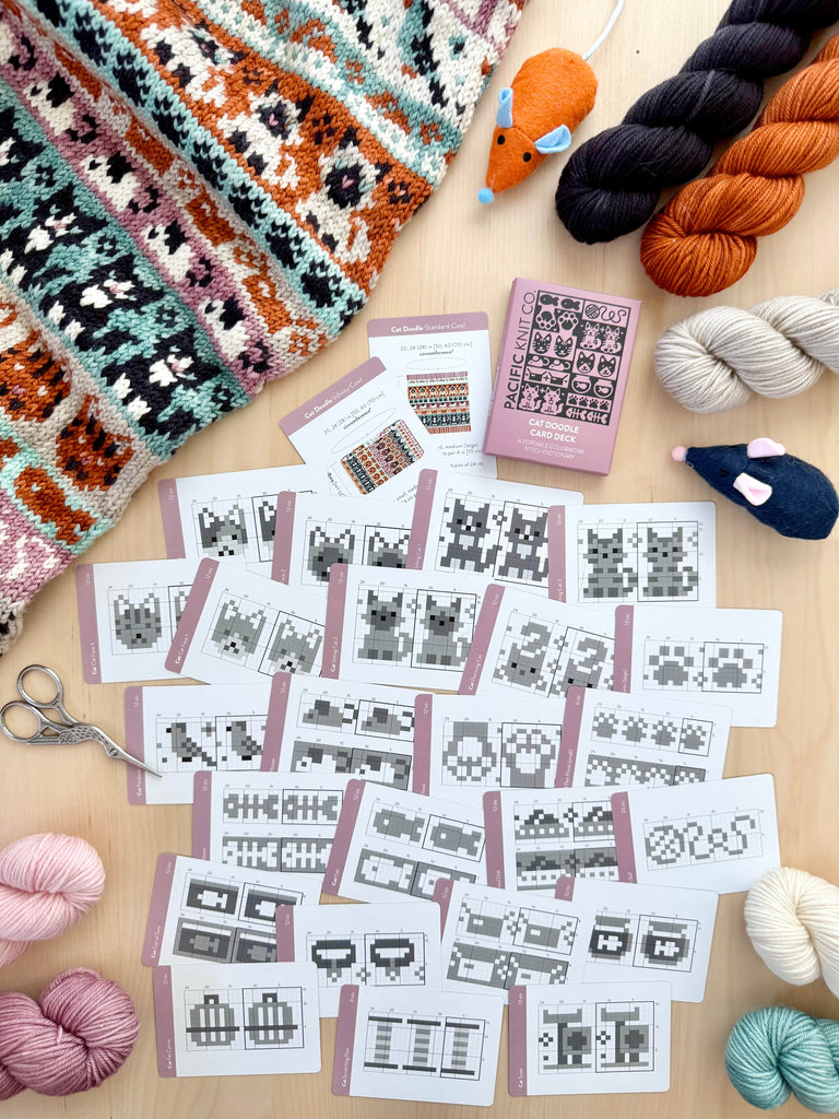 Pacific Knit Co. Tools & Gifts Cat Doodle Card Deck (expansion)