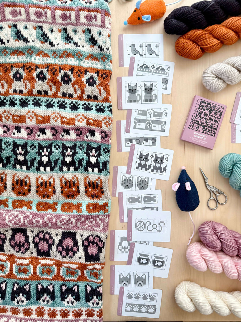 Pacific Knit Co. Tools & Gifts Cat Doodle Card Deck (expansion)