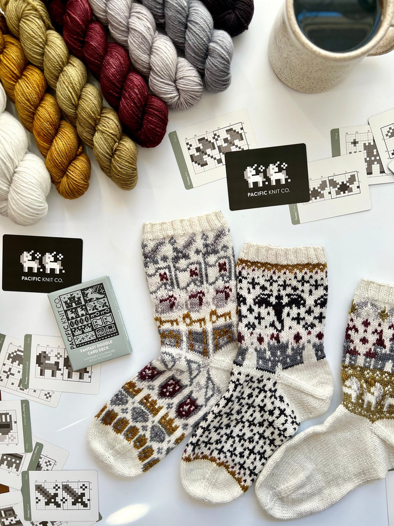 Pacific Knit Co. Tools & Gifts Fantasy Doodle Card Deck (expansion)