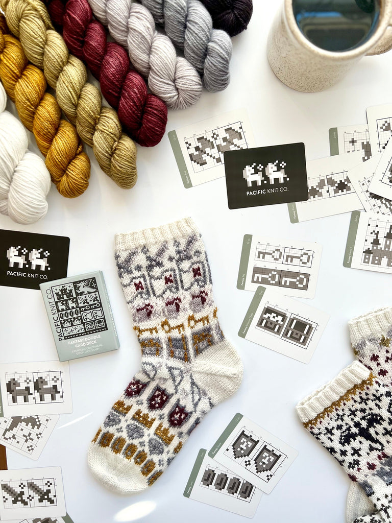 Pacific Knit Co. Tools & Gifts Fantasy Doodle Card Deck (expansion)