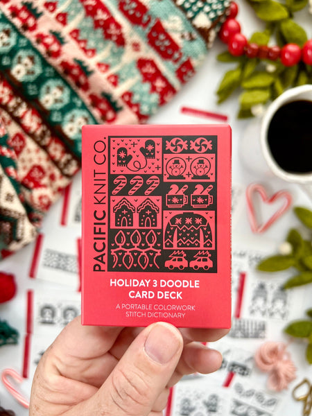 Pacific Knit Co. Tools & Gifts Holiday 3 Card Doodle Card Deck (expansion)