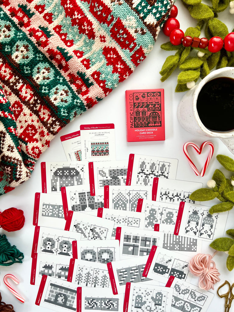 Pacific Knit Co. Tools & Gifts Holiday 3 Card Doodle Card Deck (expansion)
