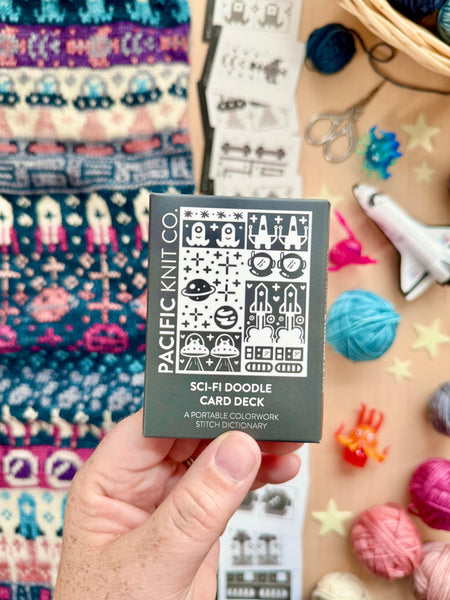 Pacific Knit Co. Tools & Gifts Sci-Fi Doodle Card Deck (expansion)