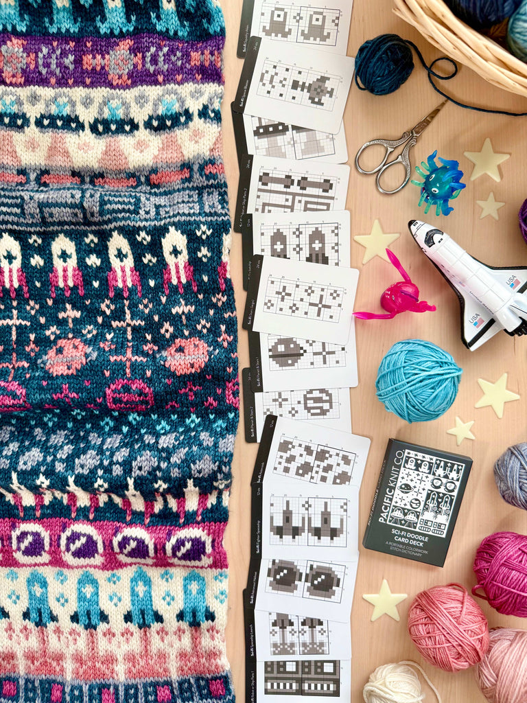 Pacific Knit Co. Tools & Gifts Sci-Fi Doodle Card Deck (expansion)