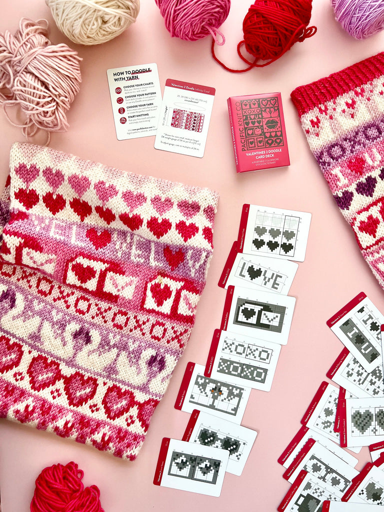 Pacific Knit Co. Tools & Gifts Valentine Doodle Card Deck (expansion)