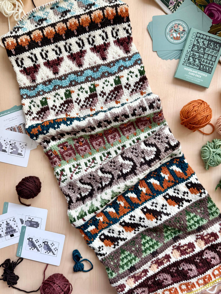 Pacific Knit Co. Tools & Gifts Woodland Doodle Card Deck (expansion)