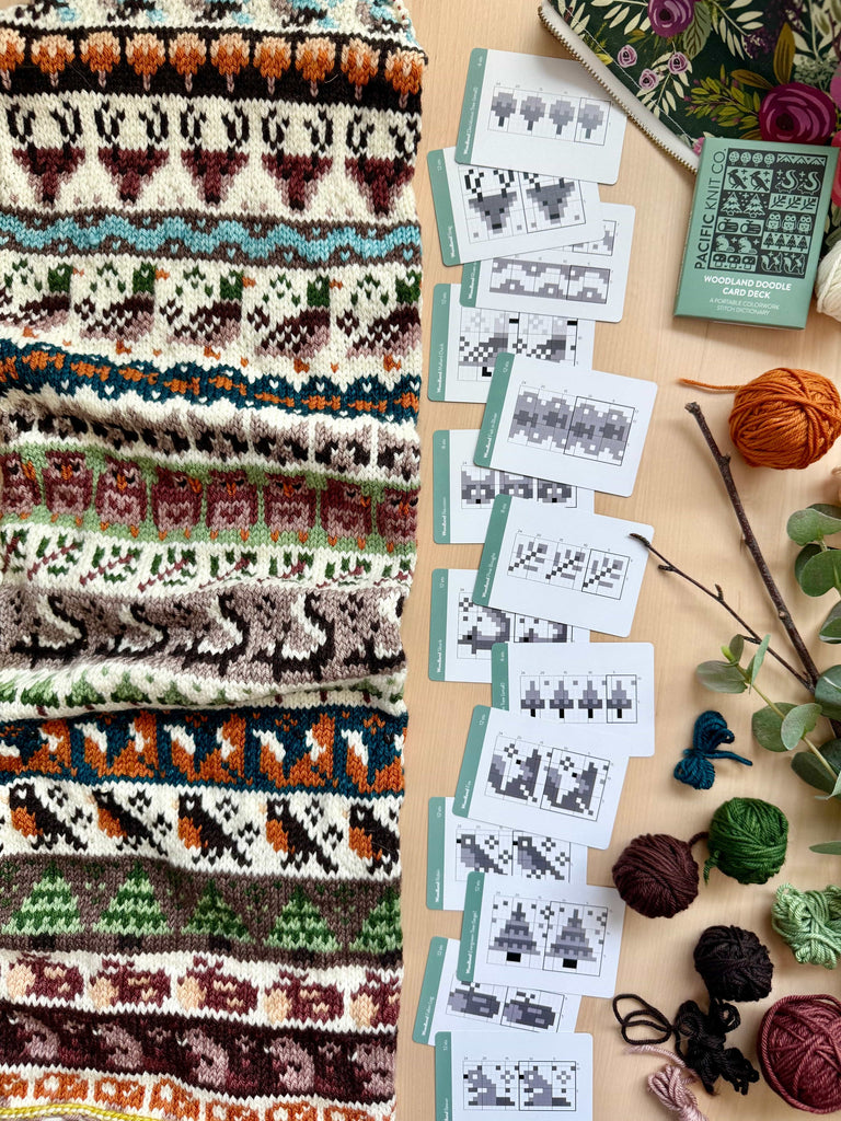 Pacific Knit Co. Tools & Gifts Woodland Doodle Card Deck (expansion)