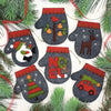 Rachels of Greenfield Kit Charcoal Mitten Ornament Kit
