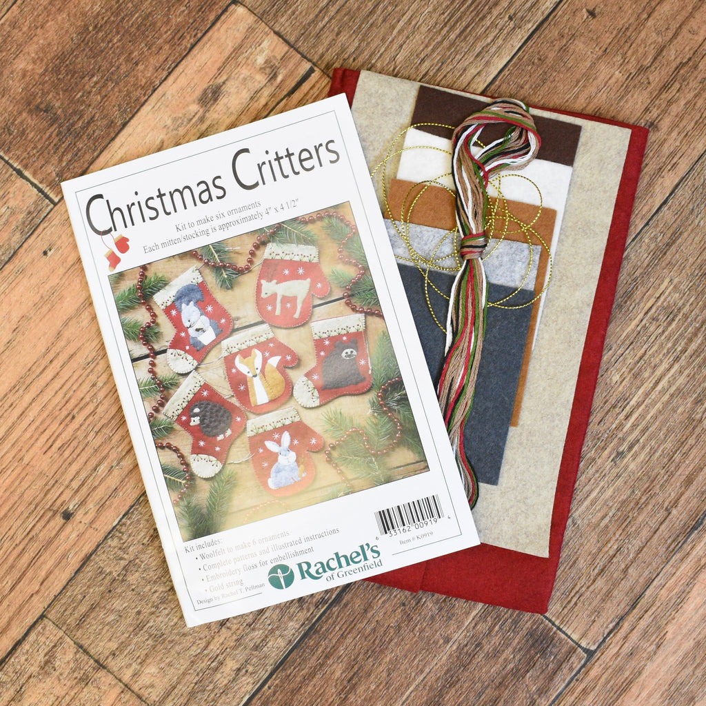 Rachels of Greenfield Kit Christmas Critters Ornament Kit