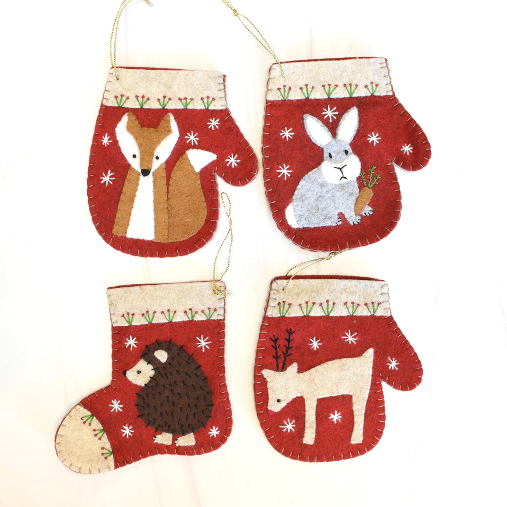Rachels of Greenfield Kit Christmas Critters Ornament Kit