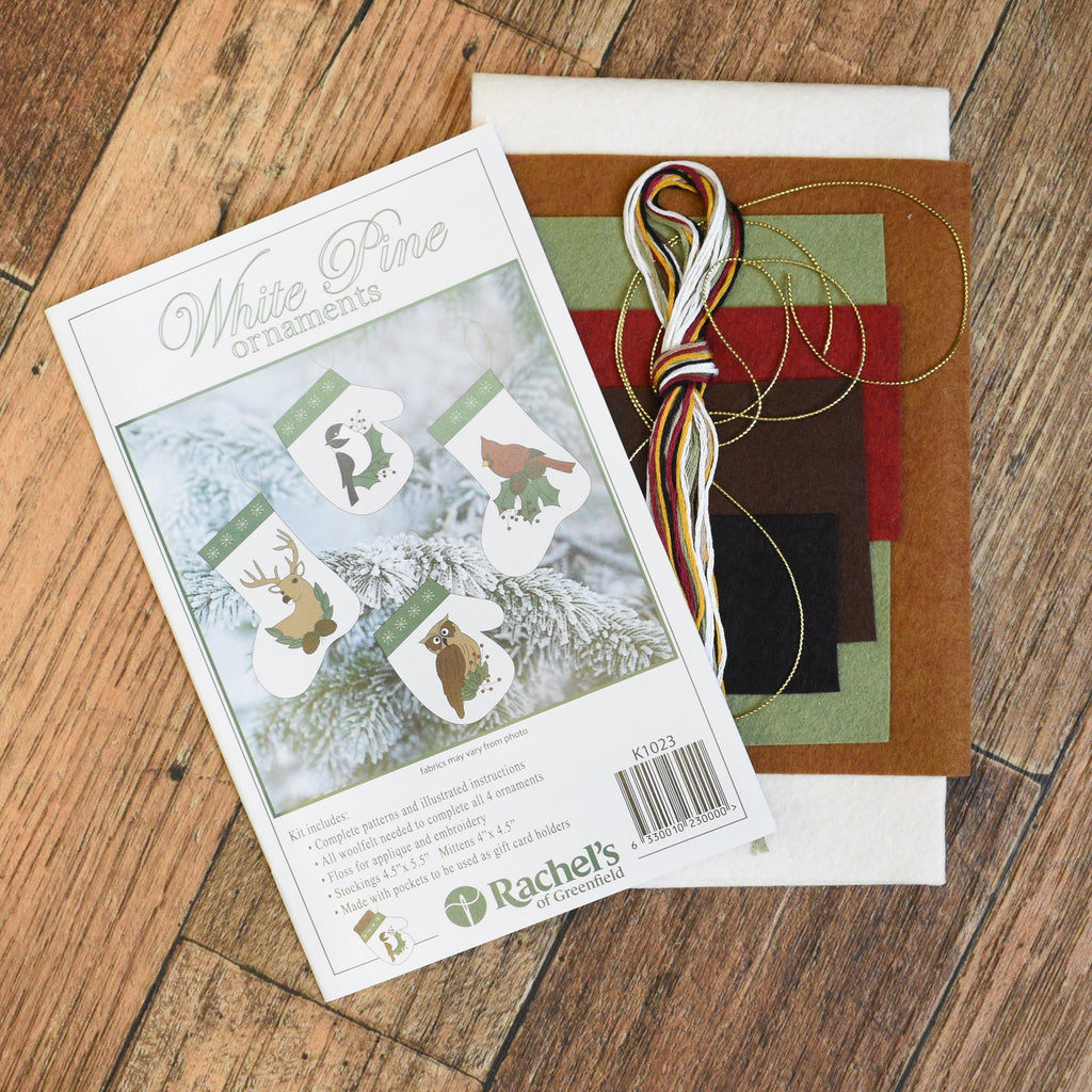 Rachels of Greenfield Kit White Pine Ornament Kit