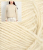 Sandnes Garn Kit 1016 PK Milk Melange / XS & S - 41.5-43" Finished Bust Loom Sweater Kit — Sandnes Garn ATLAS