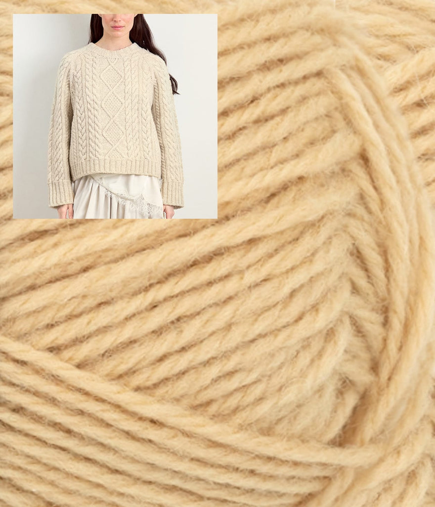 Sandnes Garn Kit 2322 PK Harvest Moon / XS & S - 41.5-43" Finished Bust Loom Sweater Kit — Sandnes Garn ATLAS