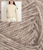 Sandnes Garn Kit 2650 Beige Melange / XS & S - 41.5-43" Finished Bust Loom Sweater Kit — Sandnes Garn ATLAS
