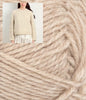 Sandnes Garn Kit 3021 Light Beige Melange / XS & S - 41.5-43" Finished Bust Loom Sweater Kit — Sandnes Garn ATLAS