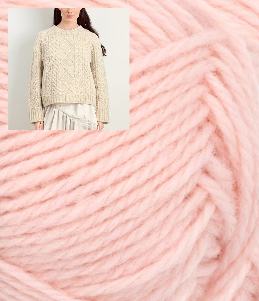 Sandnes Garn Kit 4202 Lotus / XS & S - 41.5-43" Finished Bust Loom Sweater Kit — Sandnes Garn ATLAS
