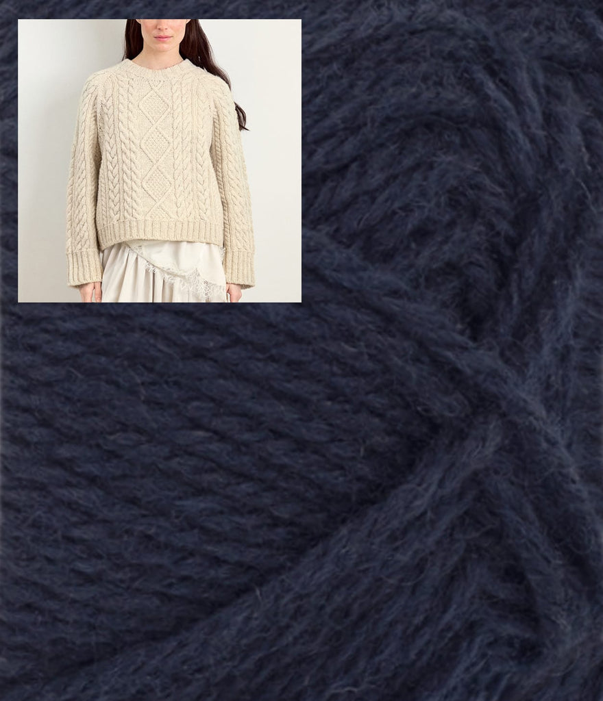 Sandnes Garn Kit 5591 PK Night Sky / XS & S - 41.5-43" Finished Bust Loom Sweater Kit — Sandnes Garn ATLAS