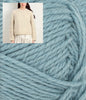 Sandnes Garn Kit 6351 PK September Sky / XS & S - 41.5-43" Finished Bust Loom Sweater Kit — Sandnes Garn ATLAS