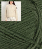 Sandnes Garn Kit 8571 Dark Forest Green / XS & S - 41.5-43" Finished Bust Loom Sweater Kit — Sandnes Garn ATLAS