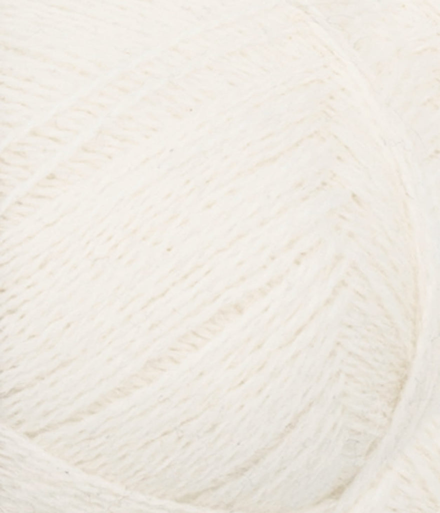 Sandnes Garn Yarn 1002 White Alpakka Folgetrad
