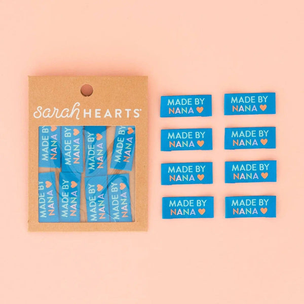 Sarah Hearts Notions Made by Nana sew in label