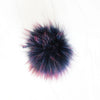 Schildkraut Fur Co. Tools & Gifts Dyed Purple Rain on White Finn Raccoon Fur Pompoms by Schildkraut