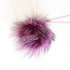 Schildkraut Fur Co. Tools & Gifts Dyed Violet Silver Fox Fur Pompoms by Schildkraut