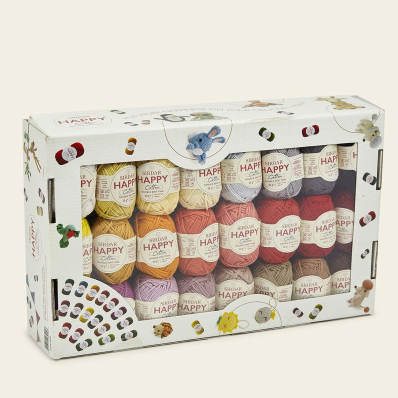 Sirdar Kit Happy Cotton 50 Ball Boxed Set
