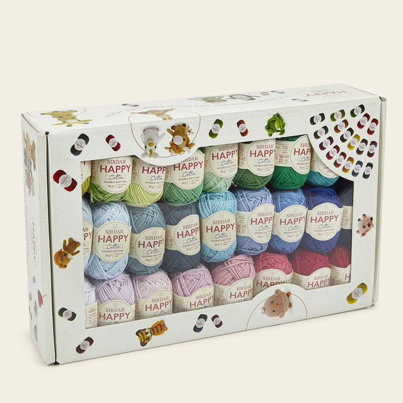 Sirdar Kit Happy Cotton 50 Ball Boxed Set