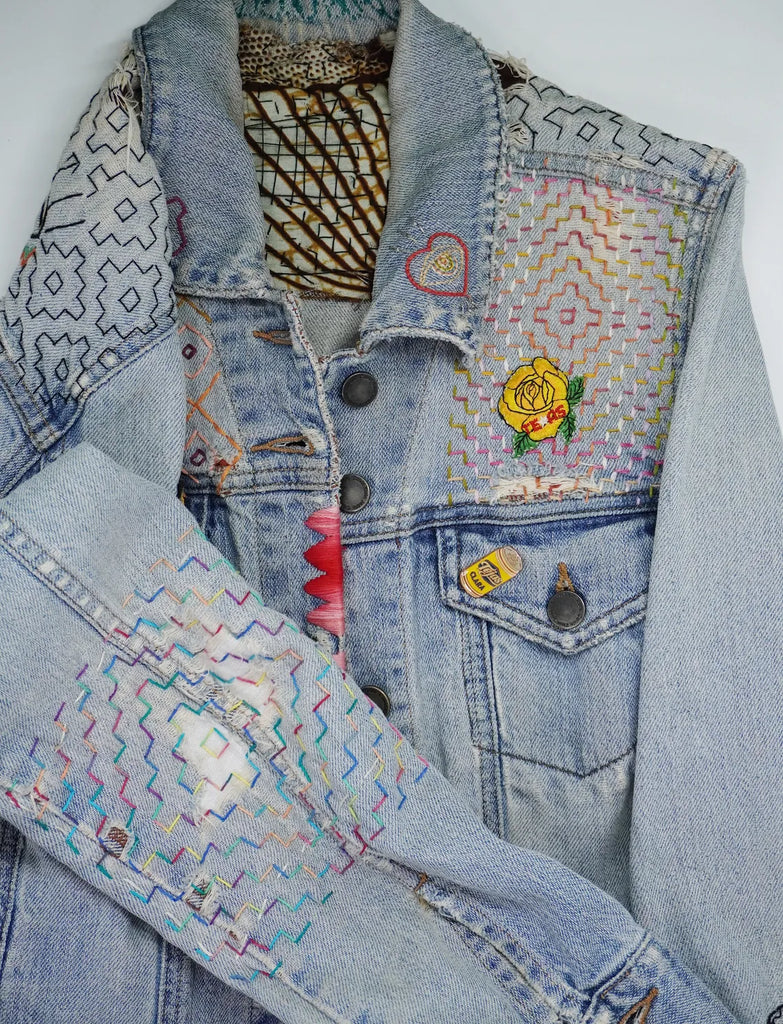 Socorro Society Stitching Starter Pack - Sashiko Stick & Stitch Transfer Pattern Set