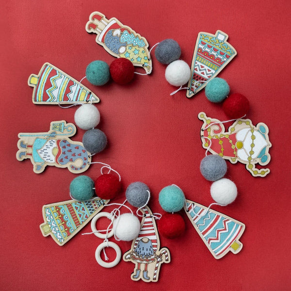 Woodsy Craft Co. Kit Gnome DIY Garland Kit
